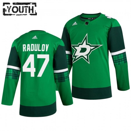 Dallas Stars Alexander Radulov 47 Adidas 2019-2020 St. Patrick's Day Trikot Authentic - Kinder